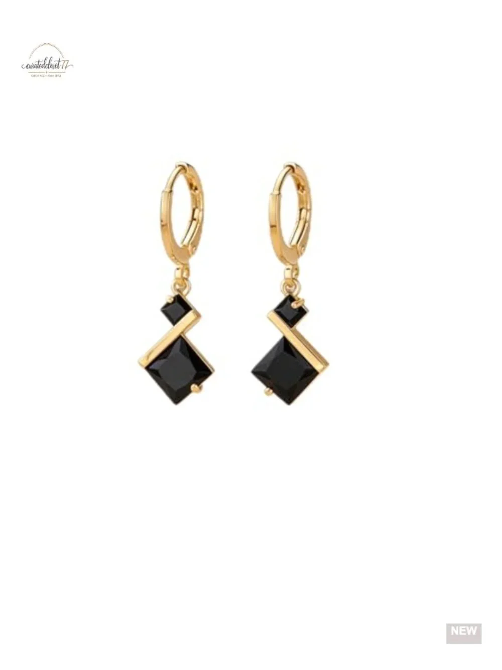 Geometric Dangle Earrings, Statement Drop Earrings, Lightweight Alloy Jewelry